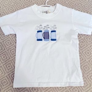 Luigi Kids 5T Golf Appliqué Shirt